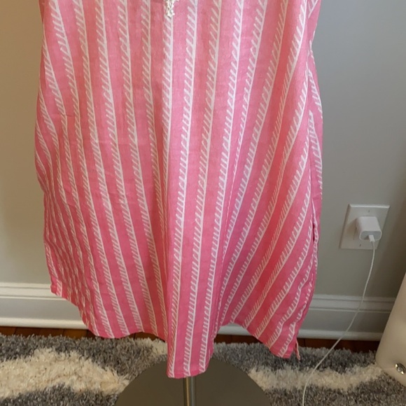 Bella Tu Ropes Pink Ombré Embroidered Tunic Dress - Picture 5 of 12